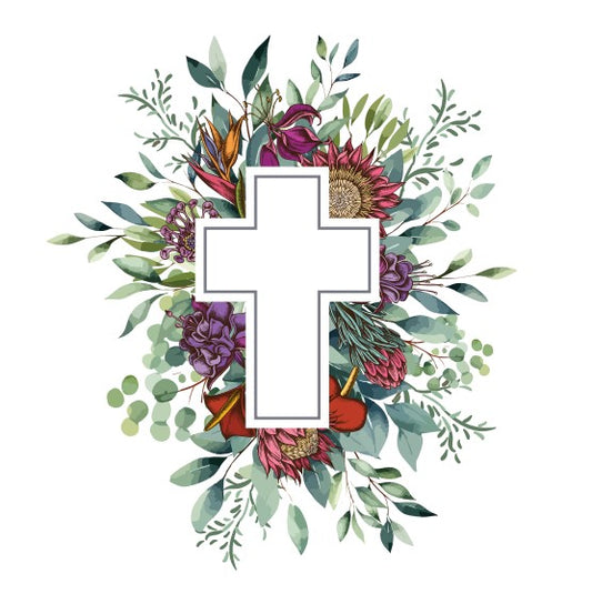 Flower Cross Card